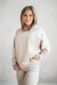 Bluza damska Over Beż TUSS