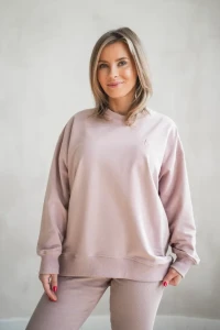 Bluza damska Over Pudrowy Róż TUSS