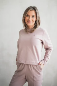 Bluza damska Chic Pudrowy Róż TUSS