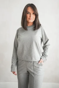 Bluza damska Chic Szary Melanż TUSS