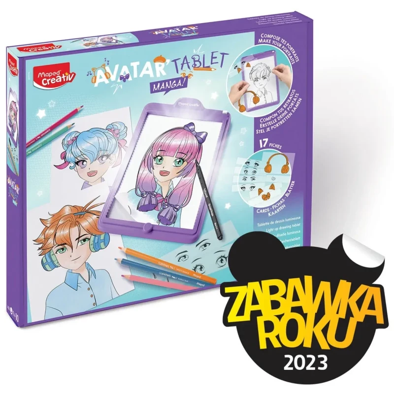 Avatar Tablet Manga Maped Creativ zestaw do rysowania dla dzieci