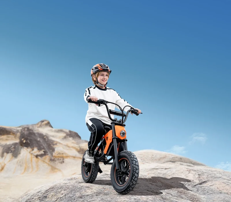 jazda po kamieniach motocykl elektryczny dziecięcy