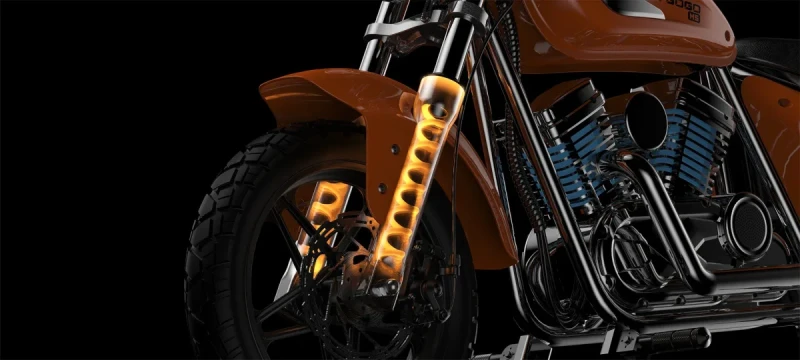przednie zawieszenie motocykl elektryczny M5 amortyzator