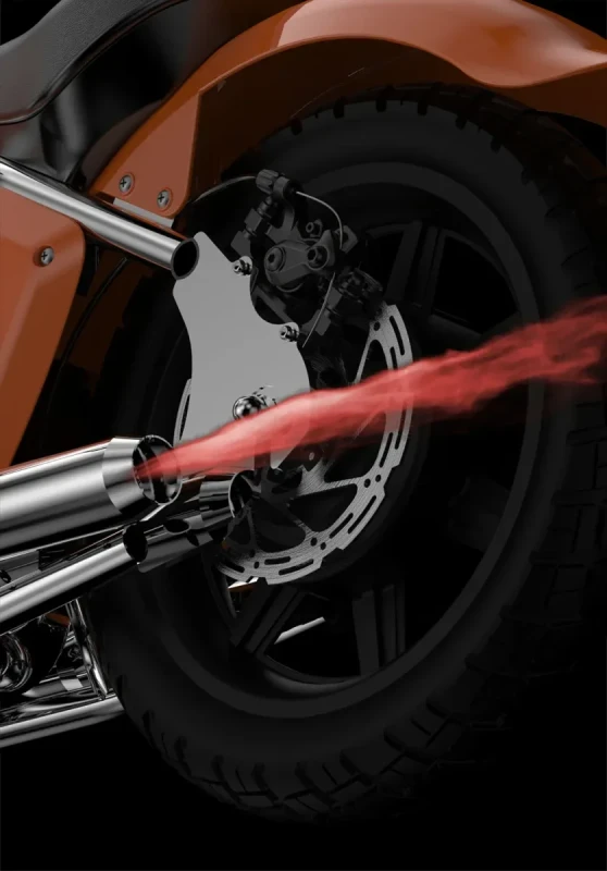 efekt dymu w motocyklu elektrycznym dla dzieci