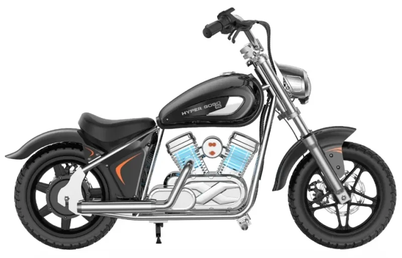 motocykl elektryczny dla dzieci Hyper Gogo M5 czarny chopper
