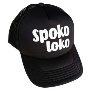 Czapka z daszkiem SPOKO LOKO czarna Minimiki