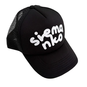 Czapka z daszkiem SIEMANKO czarna Minimiki