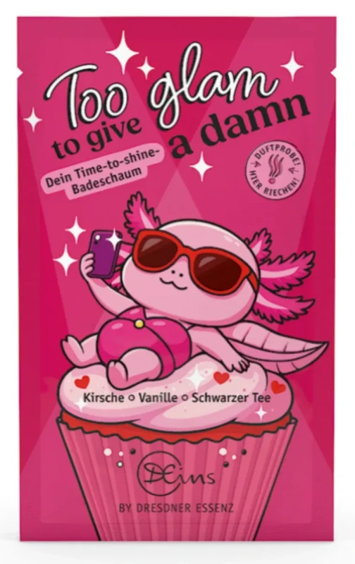 pianka do kąpieli Dresdner Essenz Too Glam To Give A Damn opakowanie 60g