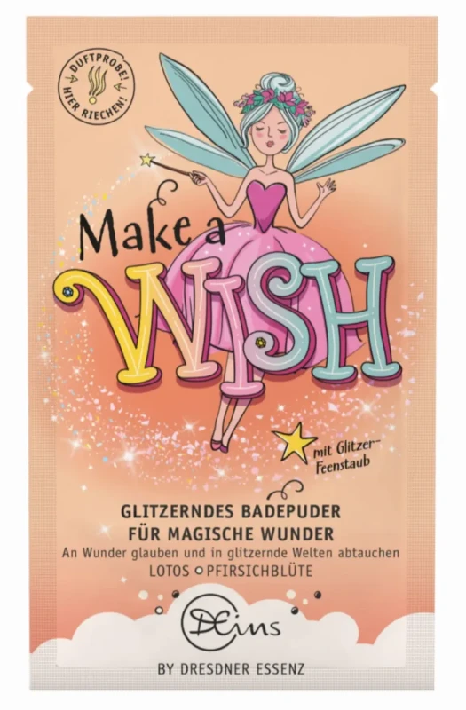 puder do kąpieli Dresdner Essenz Make a Wish opakowanie 60g