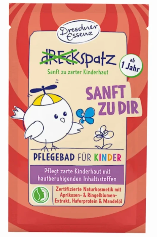 sól do kąpieli dla dzieci Dresdner Essenz DreckSpatz Czuła Kąpiel 60g