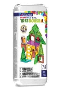 Klocki Magnetyczne microMAGS Travel Treehouse 24 el. 3 lata+ Magna-Tiles®