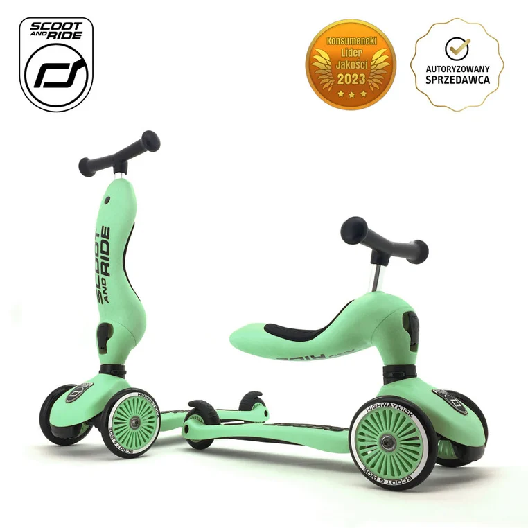 Scoot and Ride Highwaykick 1 Kiwi jeździk hulajnoga 2w1