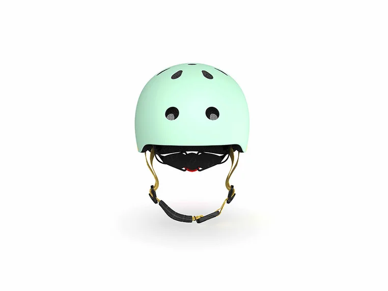 kask dziecięcy z magnetycznym zapięciem