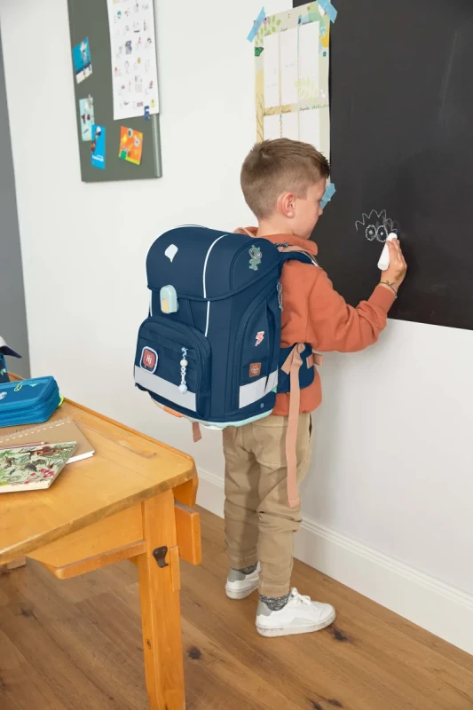 plecak szkolny Lassig ergonomiczny tył system nośny