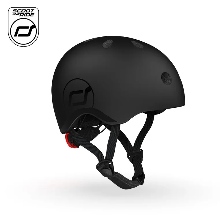 kask dziecięcy Scoot and Ride Black XXS-S