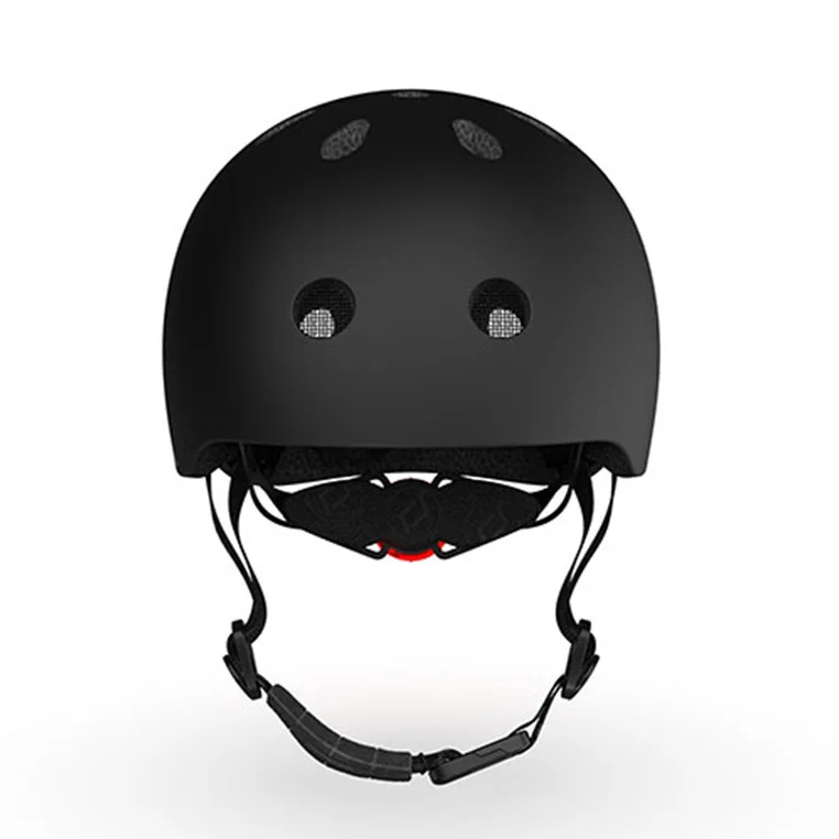 kask dziecięcy z wentylacją moskitiera czarny