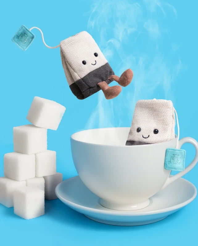 miękka przytulanka Jellycat Steepy Tea Bag dla niemowlaka