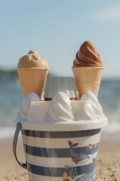 foremki do piasku i rożki lody little dutch ocean world