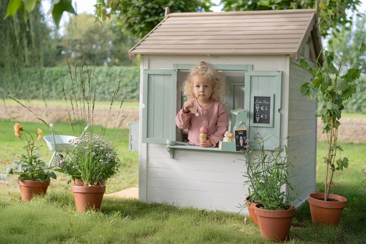 Drewniany domek ogrodowy Little Dutch FSC | 2+