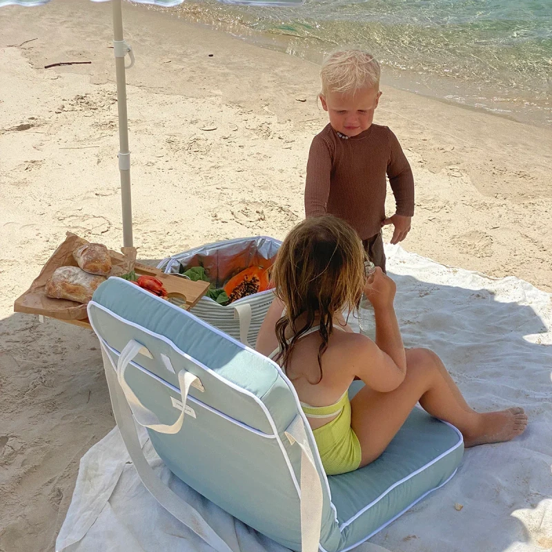 krzesło turystyczne składane miękkie siedzisko plaża SunnyLife