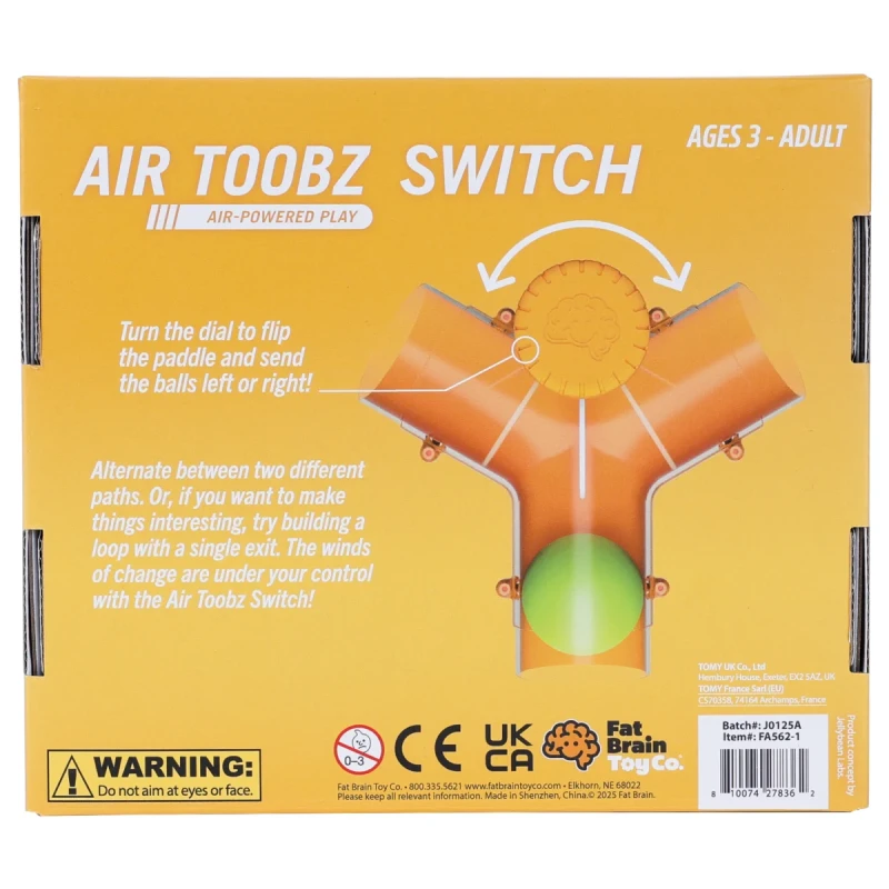 tył opakowania air toobz switch instrukcja działania