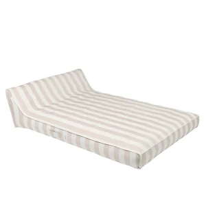 Podwójny leżak Luxe Oyster Stripe Ogromny Materac 14 lat+ Sunny Life S61LDBLO