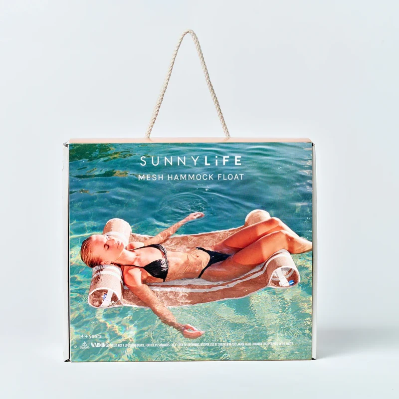 Hamak wodny SunnyLife Tierra 14+ – materac siatkowy do basenu