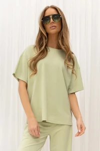 T-Shirt damski DALIA zielony Bopoco