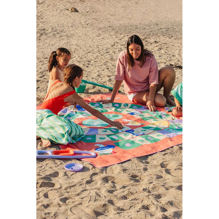 Rodzinny ręcznik plażowy QUUT mata do gry na plaży