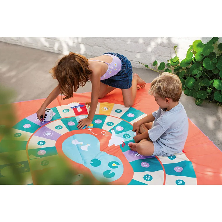 Dwustronny ręcznik z mikrofibry QUUT PlayTowels XXL dla dzieci