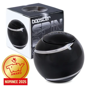 bopster Spin Ball Spinner – Hipnotyzująca Kulka Antystresowa Czarna 8+