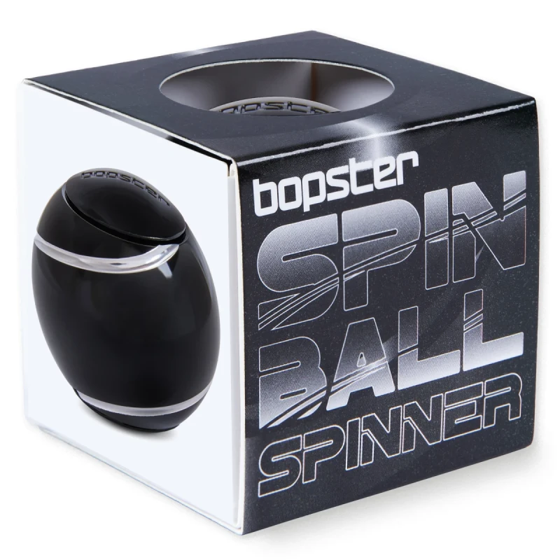 kompaktowa kulka antystresowa bopster Spin Ball Spinner czarna