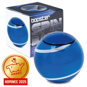bopster Spin Ball Spinner – Hipnotyzująca Kulka Antystresowa Niebieska 8+