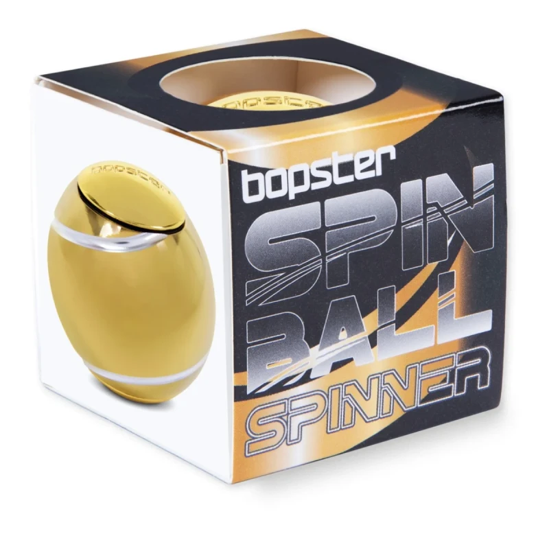 bopster Spin Ball Spinner – Hipnotyzująca Kulka Antystresowa Złota 3+ | PolkaBubu.pl