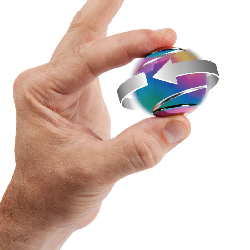 spinner fidget bopster Spin Ball Spinner wielokolorowy w dłoni