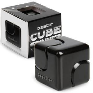 bopster Fidget Cube Spinner – Kostka Antystresowa Spinner 360° Czarny 8+