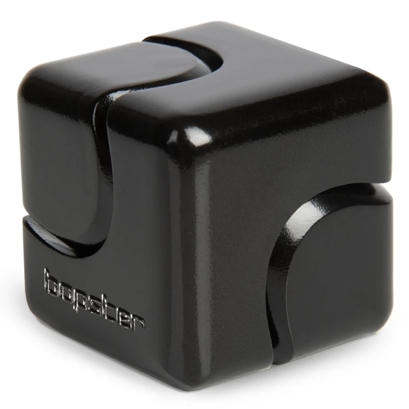 bopster Fidget Cube Spinner czarny widok z boku