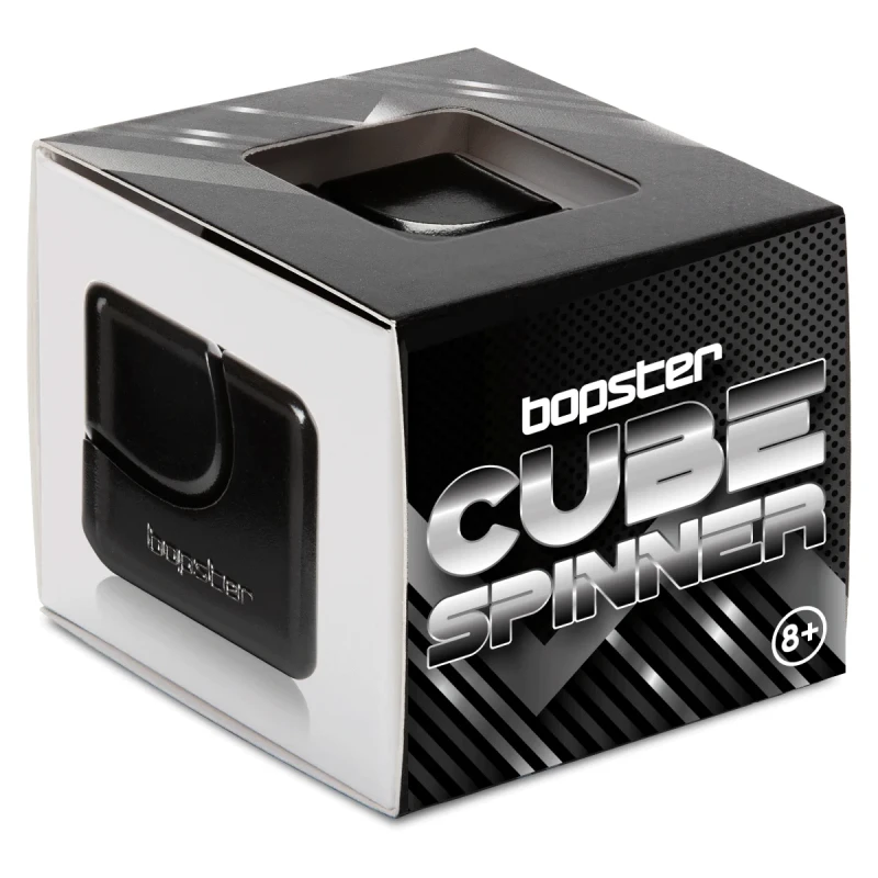 opakowanie bopster Fidget Cube Spinner czarny kostka spinner