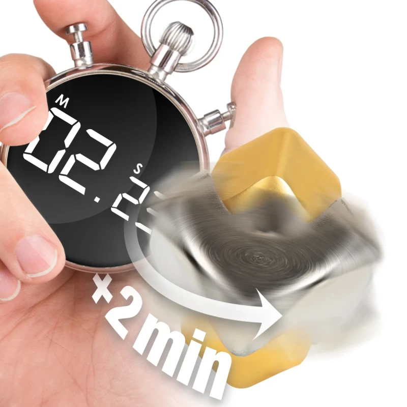 bopster Fidget Cube Spinner – Srebrny/Złoty Kostka Antystresowa 360° 8+ | PolkaBubu.pl