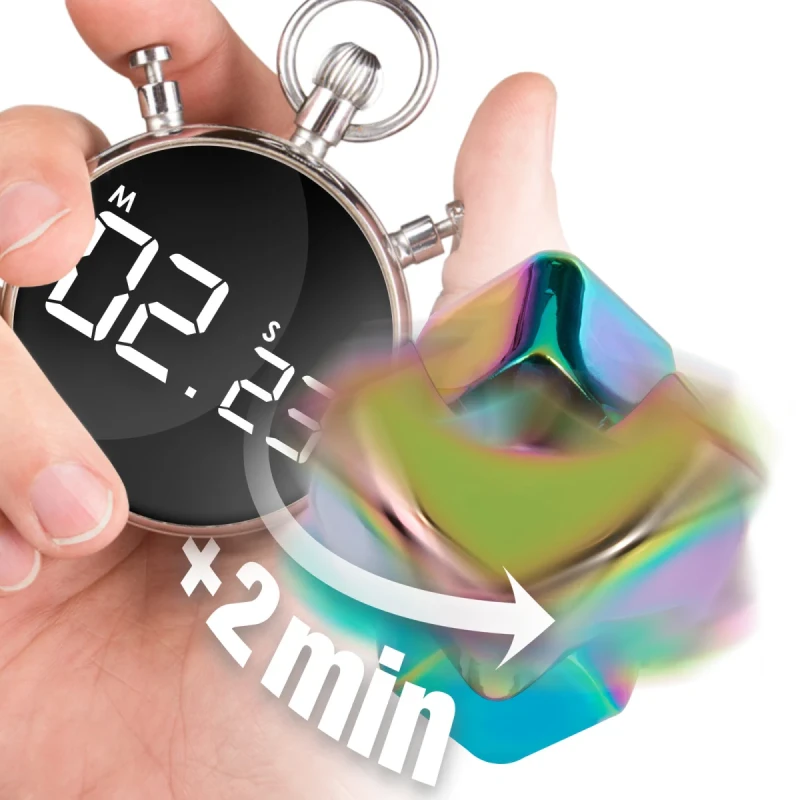 bopster Fidget Cube Spinner – Wielokolorowy/Metaliczny Kostka Antystresowa 360° 8+ | PolkaBubu.pl