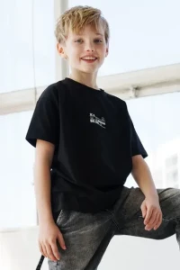 Czarny T-Shirt Chłopięcy IT'S GONNA BE OK All For Kids