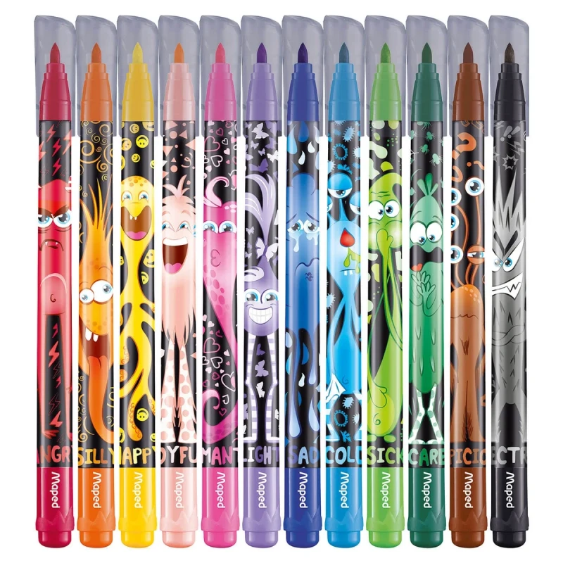 Zmywalne flamastry Monster Maped kompatybilne z Airbrush