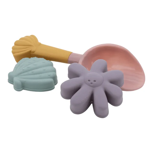 Little Dutch Dreamy Mermaid zestaw do piasku z łopatką i foremkami pastelowy