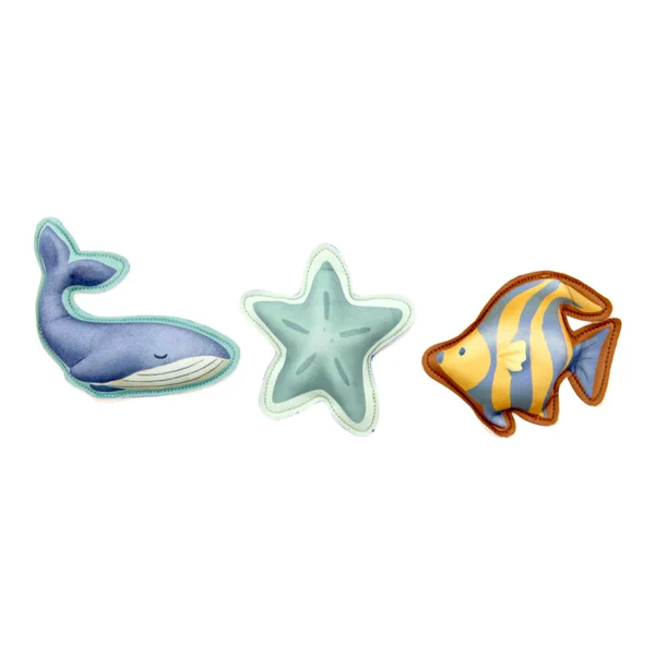 Figurki do basenu Little Dutch Ocean World rybka wieloryb rozgwiazda