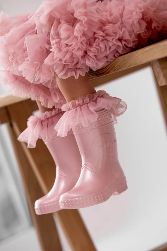 Ocieplacze MUDME Pink Pearl w woreczku z logo