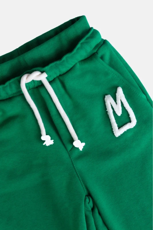 Dziecięce joggery premium zielone MINIKID