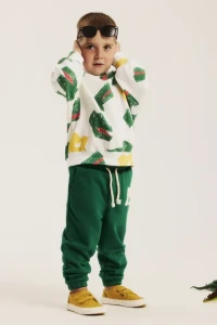 FOREST GREEN PANTS dziecięce spodnie dresowe MINIKID
