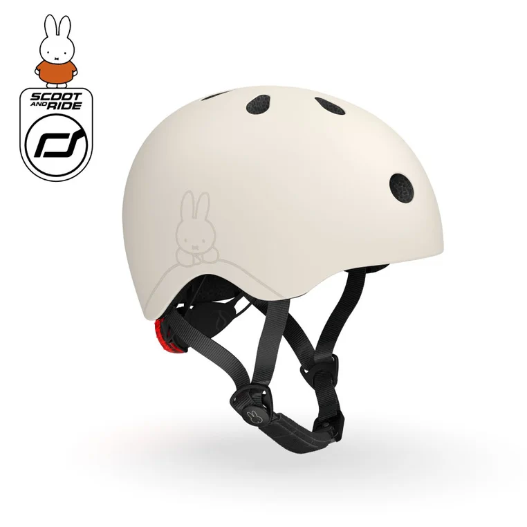 Scootandride kask dziecięcy XXS-S Miffy Ash dla dzieci 1-5 lat