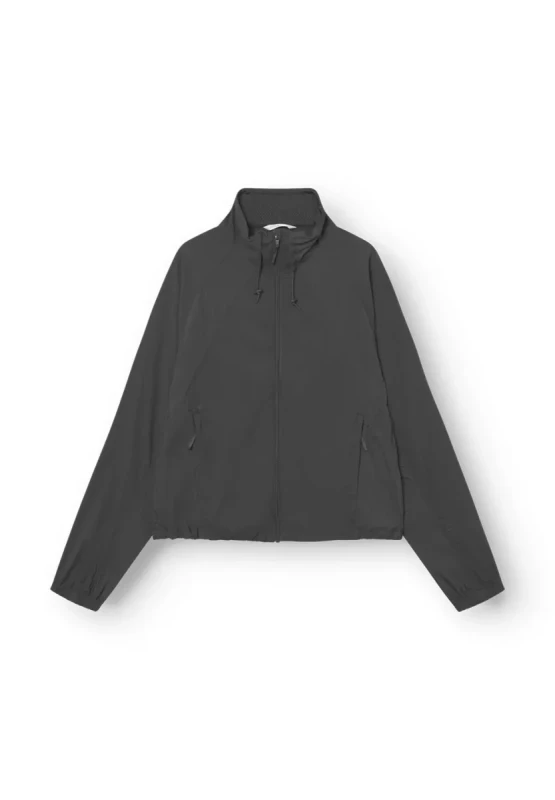 damska kurtka oversize almost black przód Track Jacket Kia