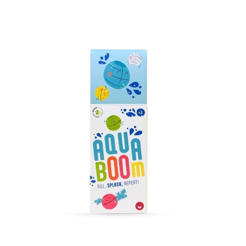 Aqua Boom wielorazowe bomby wodne zestaw 7 sztuk opakowanie przód